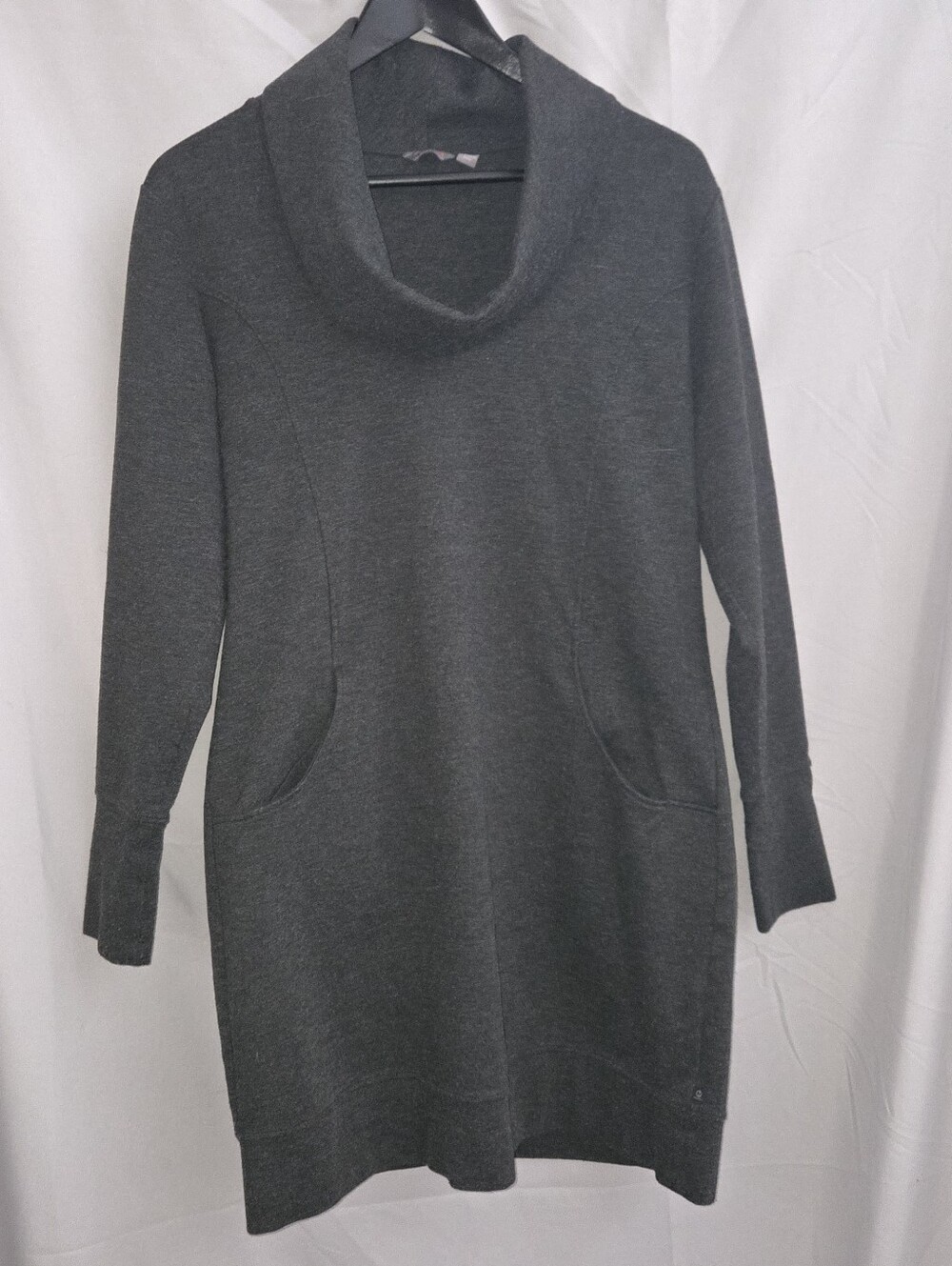 Merrell Charcoal Cowl Neck Dress